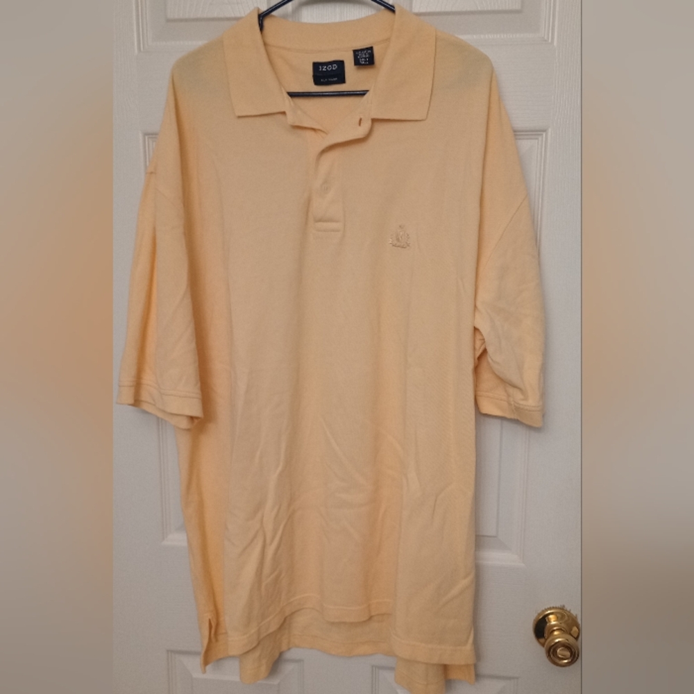 Izod Men's Soft Yellow Polo Shirt